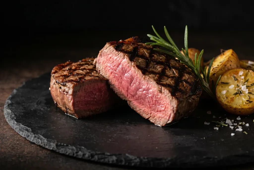 Stek medium-rare