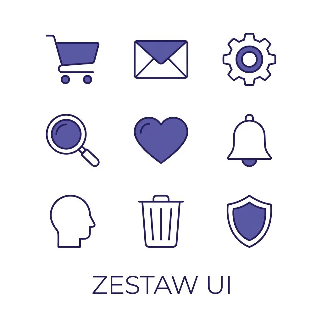 Zestaw ikon UI
