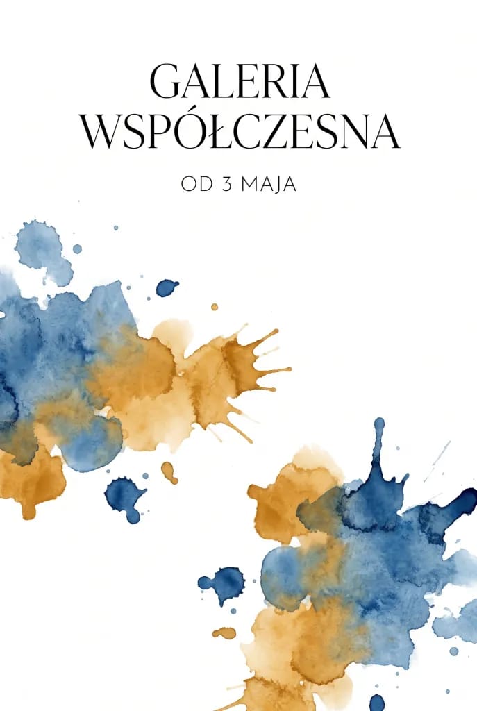 Plakat wystawy sztuki