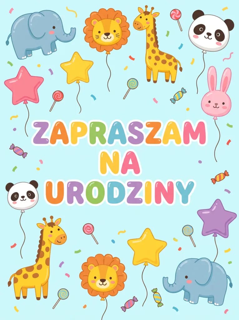 Zaproszenie na urodziny