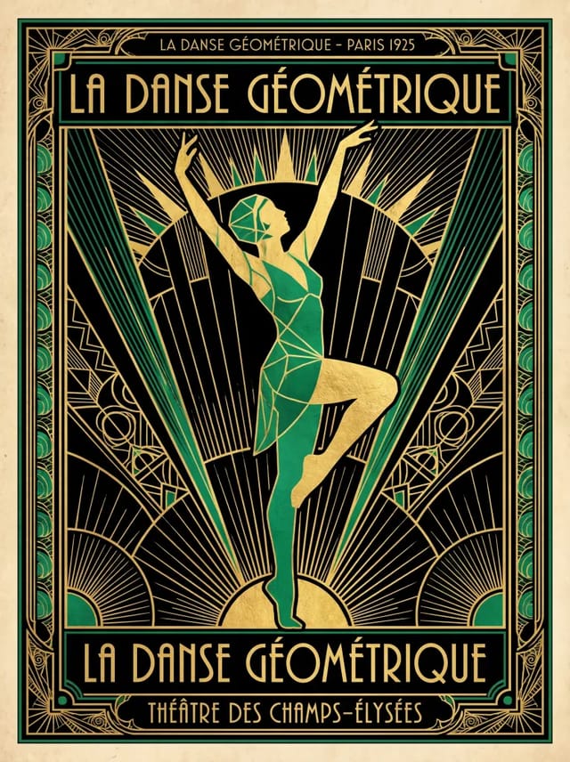 Plakat art déco