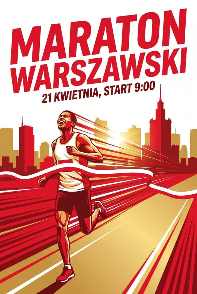 Plakat maratonu