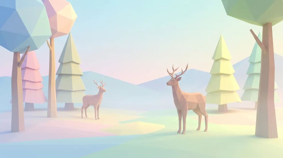 Las low poly