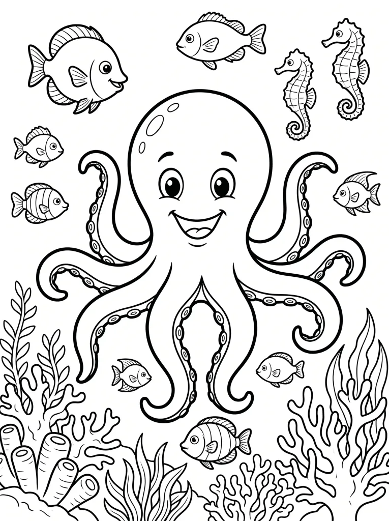 Sample coloring pages — Coloring pages on any theme (2)